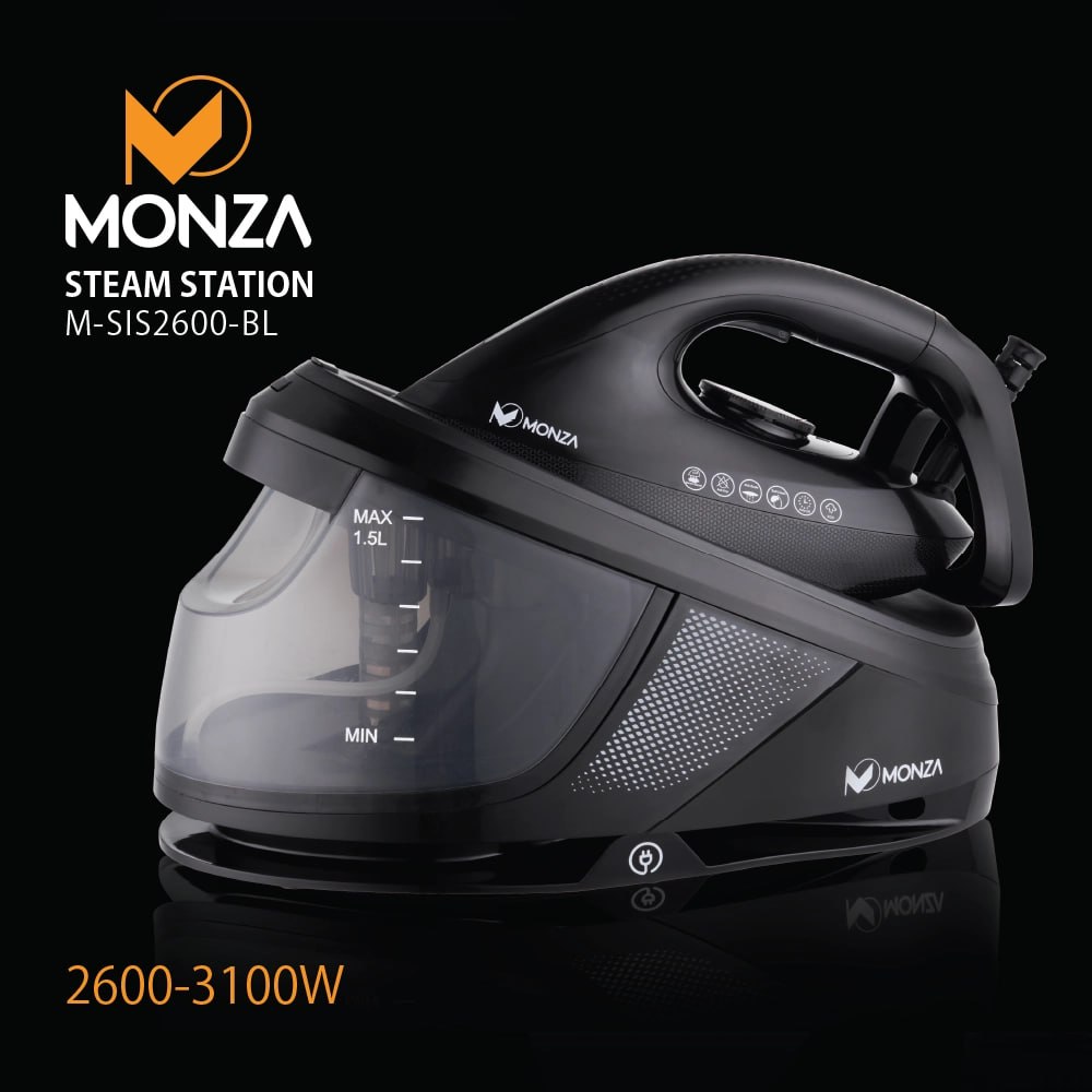 اتو مخزن دار مونزا مدل 2600BL مشکی مشکی