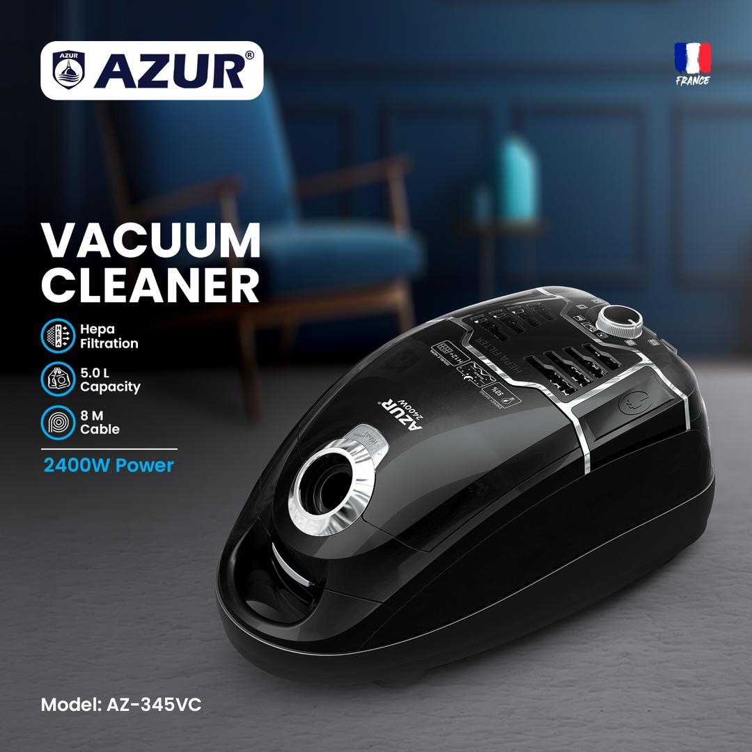 جاروبرقی آزور مدل AZ-345، توان 2200 وات، رنگ مشکی