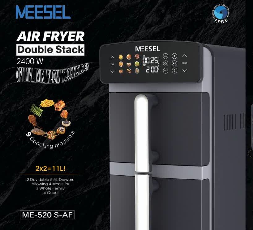 سرخکن دابل استک 11 لیتری میزل مدل ME-520s10