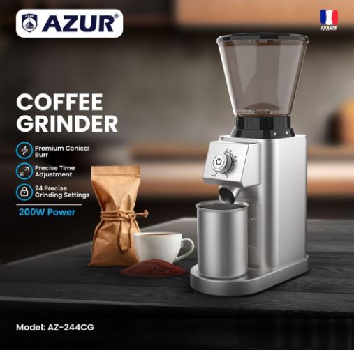 آسیاب قهوه آزور مدل استیل AZ-244